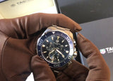  Shop Authentic Tag Heuer Aquaracer Blue Dial SIlver Steel Strap Watch for Men - CAY111B.BA0927 - Luxxuri