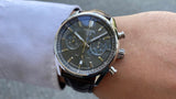  Shop Authentic Tag Heuer Carrera Chronograph Grey Dial Brown Leather Strap Watch for Men - CBN2012.FC6483 - Luxxuri