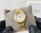  Shop Authentic Guess Chelsea Mother of Pearl White Dial Gold Mesh Strap Watch For Women - W0647L3 - Luxxuri