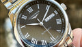  Shop Authentic Longines Master Collection Automatic Day Date Black Dial Silver Steel Strap Watch for Men - L2.755.4.51.6 - Luxxuri