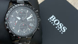  Shop Authentic Hugo Boss Aero Black Dial Black Steel Strap Watch for Men - 1513771 - Luxxuri