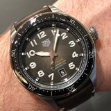  Shop Authentic Tag Heuer Autavia Automatic Grey Dial Brown Leather Strap Watch for Men - WBE5114.FC8266 - Luxxuri