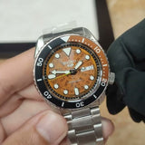  Shop Authentic Seiko 5 Sports Sonar Special Edition Brown Dial Silver Steel Strap Watch For Men - SRPJ47K1 - Luxxuri