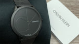  Shop Authentic Calvin Klein Minimal Black Dial Black Mesh Bracelet Watch for Men - K3M514B1 - Luxxuri