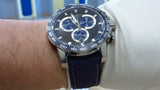  Shop Authentic Tissot Supersport Chrono Black Dial Blue Nylon Strap Watch for Men - T125.617.17.051.03 - Luxxuri