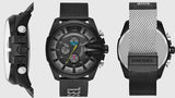  Shop Authentic Diesel Mega Chief Chronograph Black Dial Black Mesh Bracelet Watch For Men - DZ4514 - Luxxuri