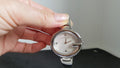  Shop Authentic Gucci Guccissima Diamonds Mother of Pearl Dial Silver Steel Strap Watch For Women - YA134303 - Luxxuri