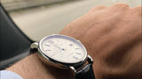  Shop Authentic IWC Portofino Automatic White Dial Black Leather Strap Watch for Men - IW356501 - Luxxuri