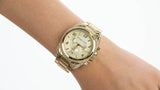  Shop Authentic Michael Kors Runway Gold Dial Gold Steel Strap Watch for Women - MK5166 - Luxxuri