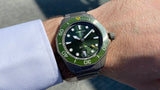  Shop Authentic Tag Heuer Aquaracer Professional 300 Automatic Green Dial Silver Steel Strap Watch for Men - WBP208B.BF0631 - Luxxuri