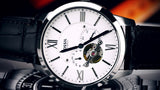  Shop Authentic Fossil Townsman Automatic Chronograph White Dial Blue Leather Strap Watch for Men - ME3167 - Luxxuri