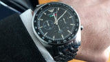  Shop Authentic Emporio Armani Team Italia Chronograph Black Dial Silver Steel Strap Watch For Men - AR5983 - Luxxuri
