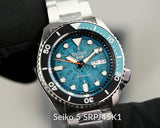  Shop Authentic Seiko 5 Sports SKX Skeleton Green Dial Silver Steel Strap Watch For Men - SRPJ45K1 - Luxxuri