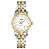  Shop Authentic Mido Baroncelli III Automatic White Dial Two Tone Steel Strap Watch For Women - M7600.9.26.1 - Luxxuri