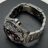  Shop Authentic Tag Heuer Aquaracer Automatic Match Timer Black Dial Silver Steel Strap Watch for Men - WAY201G.BA0927 - Luxxuri
