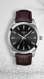  Shop Authentic Tissot Gentlemen Black Dial Brown Leather Strap Watch for Men - T127.410.16.051.01 - Luxxuri