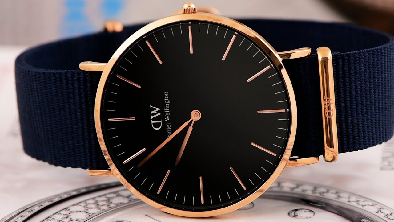 Shop Authentic Daniel Wellington Classic Bayswater Black Dial Black NATO Strap Watch For Men - DW00100277 - Luxxuri