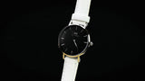  Shop Authentic Daniel Wellington Classic Petite Bondi Black Dial White Leather Strap Watch for Women - DW00100286 - Luxxuri
