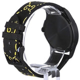  Shop Authentic Gucci G Timeless Ghost Black Dial Black Leather Strap Watch For Men - YA1264019 - Luxxuri