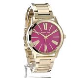  Shop Authentic Michael Kors Hartman Quartz Pink Dial Gold Steel Strap Watch For Women - MK3520 - Luxxuri