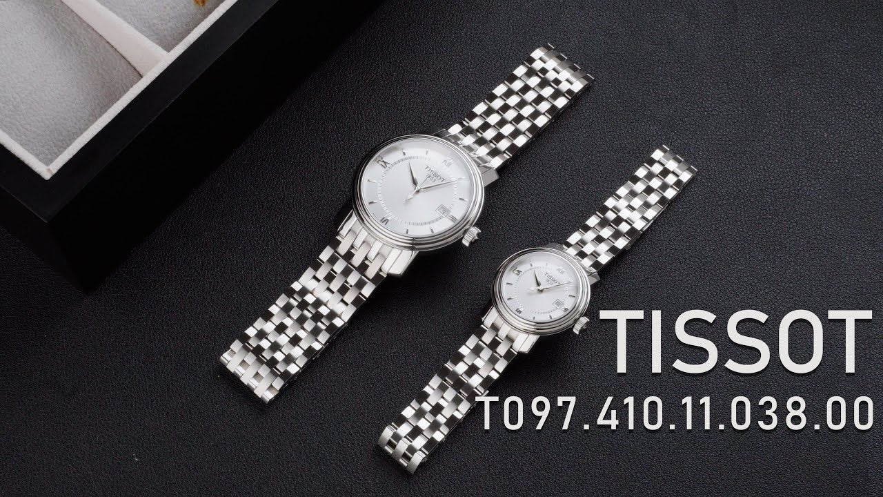  Shop Authentic Tissot T Classic Bridgeport Lady Quartz Stainless Steel Watch For Women - T097.010.11.038.00 - Luxxuri