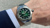  Shop Authentic Tag Heuer Aquaracer Professional 200 Automatic Green Dial Silver Steel Strap Watch for Men - WBP2115.BA0627 - Luxxuri