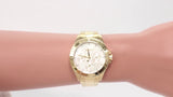  Shop Authentic Hugo Boss Premiere White Dial Gold Steel Strap Watch for Women - 1502445 - Luxxuri