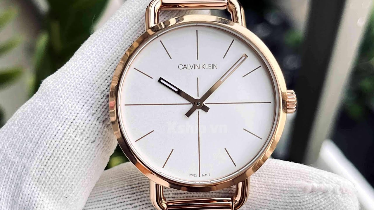  Shop Authentic Calvin Klein Even White Dial Rose Gold Mesh Bracelet Watch for Women - K7B23626 - Luxxuri