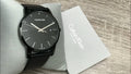  Shop Authentic Calvin Klein City Quartz Black Dial Black Leather Strap Watch for Men - K2G2G4C1 - Luxxuri