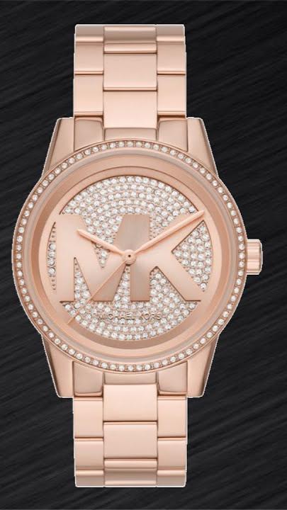  Shop Authentic Michael Kors Ritz Analog Crystals Silver Dial Rose Gold Steel Strap Watch for Women - MK6863 - Luxxuri