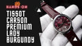  Shop Authentic Tissot Carson Premium Lady Maroon Dial Maroon Leather Strap Watch For Women - T122.210.16.373.00 - Luxxuri
