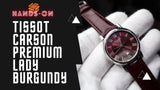  Shop Authentic Tissot Carson Premium Lady Maroon Dial Maroon Leather Strap Watch For Women - T122.210.16.373.00 - Luxxuri