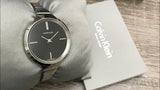  Shop Authentic Calvin Klein Lively Black Dial Silver Steel Strap Watch for Women - K4U23121 - Luxxuri