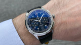  Shop Authentic Breitling Premier B01 Chronograph 42 Black Dial Black Leather Strap Watch for Men - AB0145221B1P1 - Luxxuri