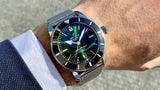  Shop Authentic Breitling Superocean Heritage B20 Automatic 46 Green Dial Black Mesh Bracelet Watch for Men - AB2020121L1S1 - Luxxuri