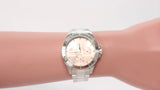  Shop Authentic Hugo Boss Premiere Rose Gold Dial Silver Steel Strap Watch for Women - 1502444 - Luxxuri