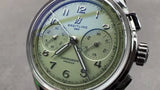  Shop Authentic Breitling Premier B09 Chronograph 40 Green Dial Brown Leather Strap Watch for Men - AB0930D31L1P1 - Luxxuri