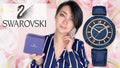  Shop Authentic Swarovski Octea Lux Blue Dial Blue Leather Strap Watch for Women - 5414413 - Luxxuri
