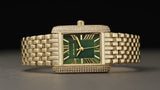  Shop Authentic Michael Kors Emery Pave Analog Green Dial Gold Steel Strap Watch for Women - MK4742 - Luxxuri