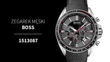  Shop Authentic Hugo Boss Driver Black Dial Black Leather Strap Watch for Men -1513087 - Luxxuri