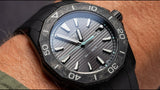  Shop Authentic Tag Heuer Aquaracer Professional 200 Solargraph Quartz Black Dial Black Rubber Strap Watch for Men - WBP1112.FT6199 - Luxxuri