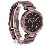  Shop Authentic Michael Kors Parker Analog Quartz Brown Dial Brown Steel Strap Watch For Women - MK6378 - Luxxuri