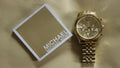  Shop Authentic Michael Kors Lexington Gold Dial Gold Steel Strap Watch for Men - MK8281 - Luxxuri