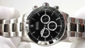  Shop Authentic Hugo Boss Ikon Black Dial Silver Steel Strap Watch for Men - 1512965 - Luxxuri