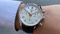  Shop Authentic Tag Heuer Carrera Chronograph White Dial Brown Leather Strap Watch for Men - CBN2013.FC6483 - Luxxuri