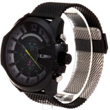  Shop Authentic Diesel Mega Chief Chronograph Black Dial Black Mesh Bracelet Watch For Men - DZ4514 - Luxxuri