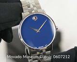  Shop Authentic Movado Museum Classic Blue Dial Silver Steel Strap Watch for Men - 0607212 - Luxxuri