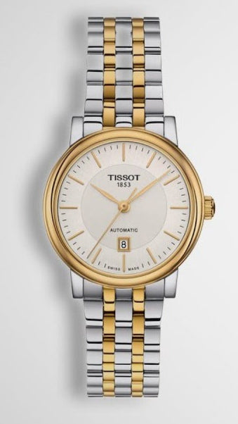  Shop Authentic Tissot T Classic Carson Premium White Dial Two Tone Steel Strap Watch for Women - T122.207.22.031.00 - Luxxuri
