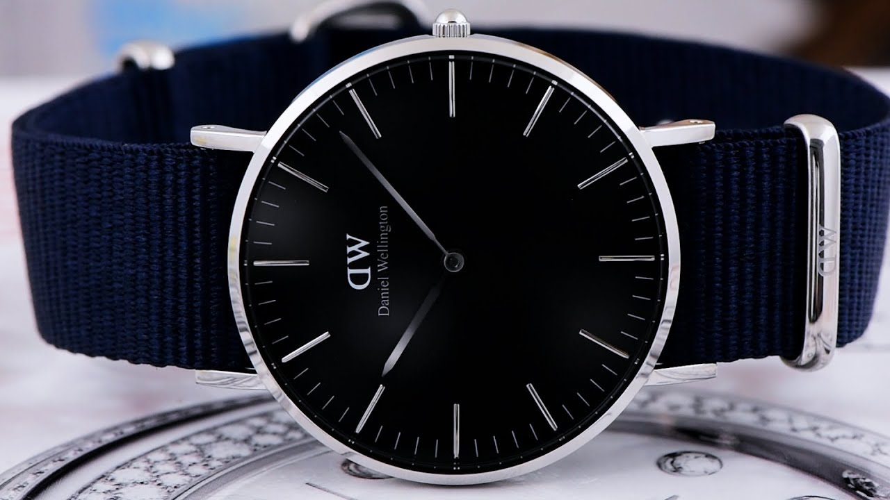  Shop Authentic Daniel Wellington Classic Bayswater Black Dial Black NATO Strap Watch For Women - DW00100282 - Luxxuri