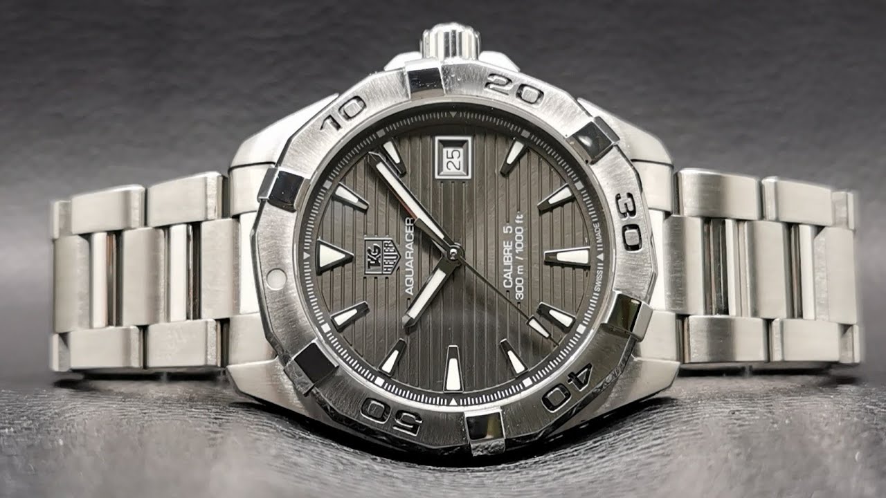  Shop Authentic Tag Heuer Aquaracer Anthracite Dial Watch for Men - WAY2113.BA0928 - Luxxuri